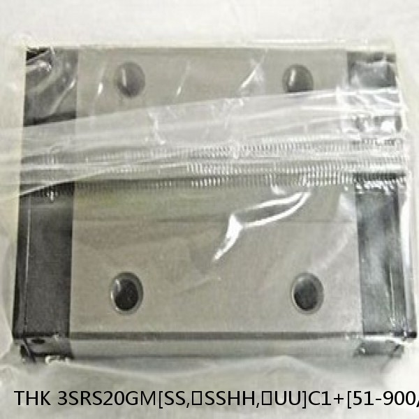 3SRS20GM[SS,​SSHH,​UU]C1+[51-900/1]L[H,​P]M THK Miniature Linear Guide Full Ball SRS-G Accuracy and Preload Selectable
