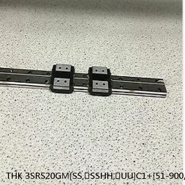 3SRS20GM[SS,​SSHH,​UU]C1+[51-900/1]LM THK Miniature Linear Guide Full Ball SRS-G Accuracy and Preload Selectable