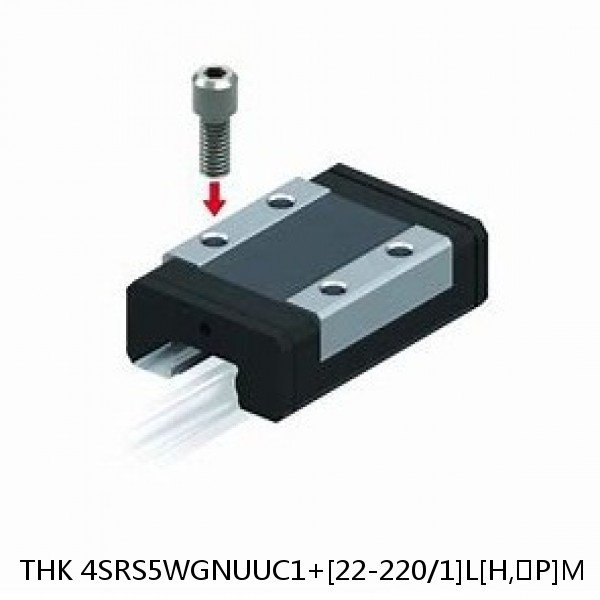 4SRS5WGNUUC1+[22-220/1]L[H,​P]M THK Miniature Linear Guide Full Ball SRS-G Accuracy and Preload Selectable