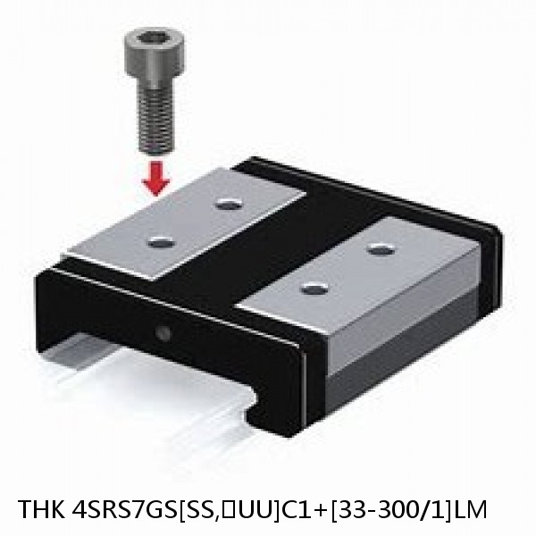 4SRS7GS[SS,​UU]C1+[33-300/1]LM THK Miniature Linear Guide Full Ball SRS-G Accuracy and Preload Selectable