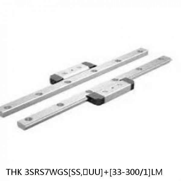3SRS7WGS[SS,​UU]+[33-300/1]LM THK Miniature Linear Guide Full Ball SRS-G Accuracy and Preload Selectable