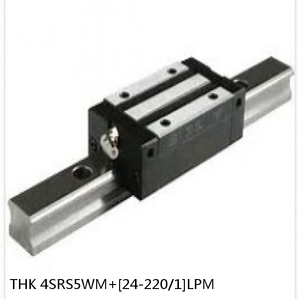 4SRS5WM+[24-220/1]LPM THK Miniature Linear Guide Caged Ball SRS Series #1 small image