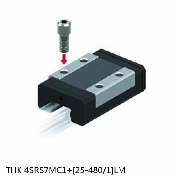 4SRS7MC1+[25-480/1]LM THK Miniature Linear Guide Caged Ball SRS Series