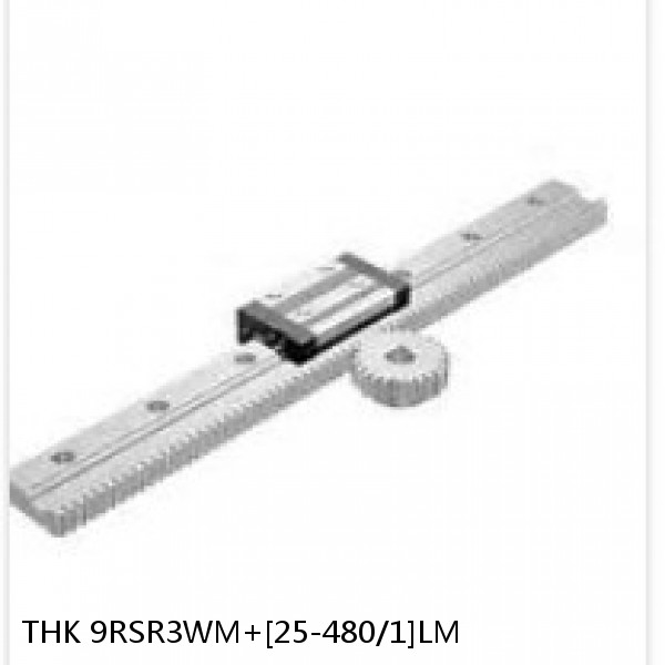 9RSR3WM+[25-480/1]LM THK Miniature Linear Guide Full Ball RSR Series