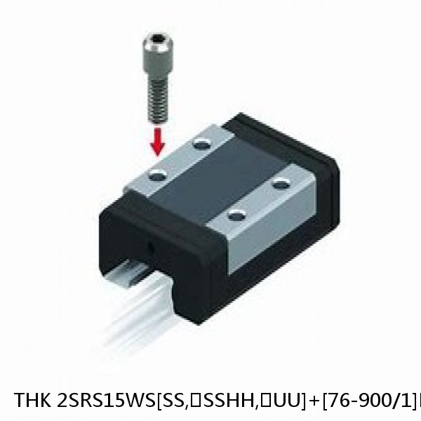 2SRS15WS[SS,​SSHH,​UU]+[76-900/1]LM THK Miniature Linear Guide Caged Ball SRS Series #1 small image