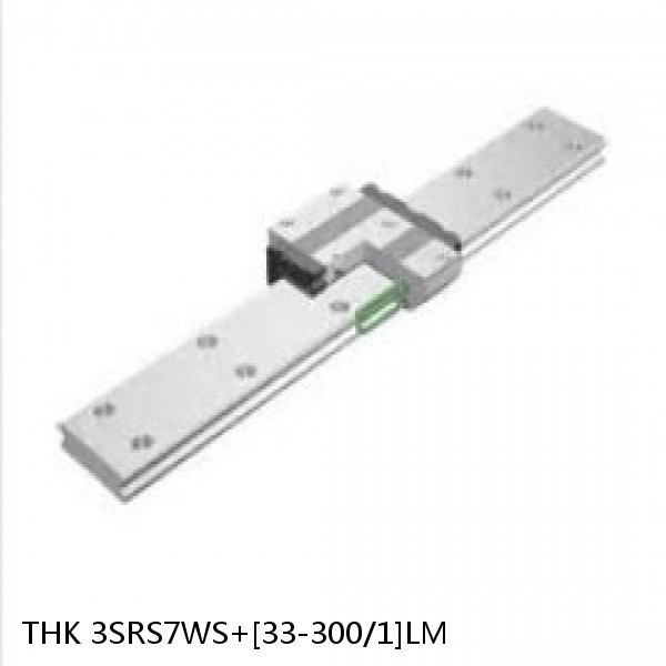 3SRS7WS+[33-300/1]LM THK Miniature Linear Guide Caged Ball SRS Series #1 small image