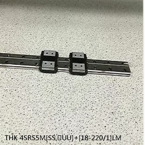 4SRS5M[SS,​UU]+[18-220/1]LM THK Miniature Linear Guide Caged Ball SRS Series #1 small image