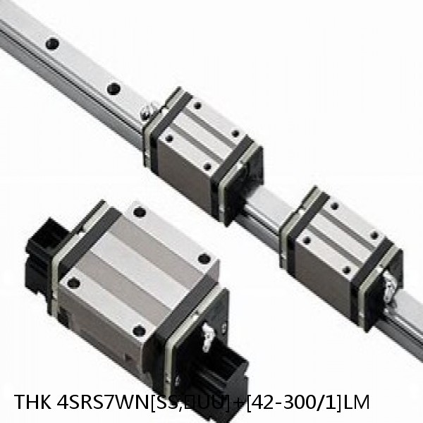 4SRS7WN[SS,​UU]+[42-300/1]LM THK Miniature Linear Guide Caged Ball SRS Series #1 image