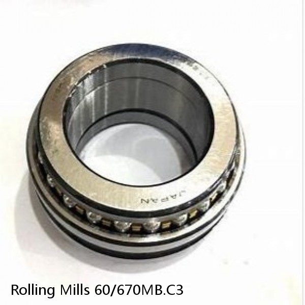 60/670MB.C3 Rolling Mills Sealed spherical roller bearings continuous casting plants #1 image