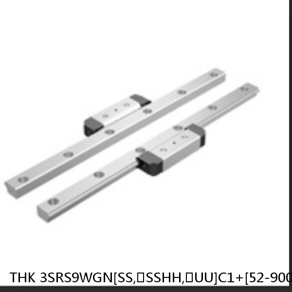 3SRS9WGN[SS,​SSHH,​UU]C1+[52-900/1]LM THK Miniature Linear Guide Full Ball SRS-G Accuracy and Preload Selectable #1 image